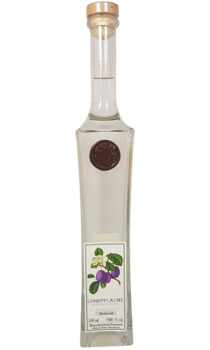 Obstbrand Löhrpflaume Spirituose Weserbergland Brennerei 500ml