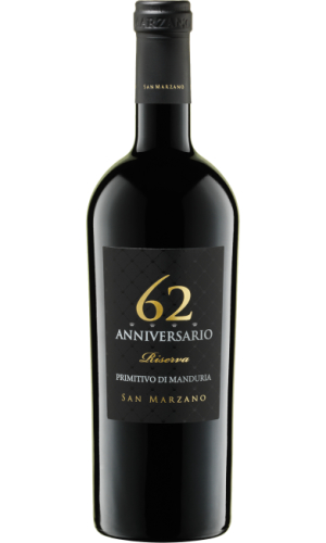 San Marzano ANNIVERSARIO 62 Primitivo di Manduria DOP Riserva