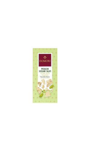 Domori Pistacchi Sicialiani salati Schokolade
